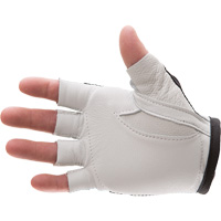Anti-Impact Left-Hand Glove, X-Small, Goatskin/Split Leather Palm, Hook & Loop Cuff Ontario Safety Products