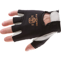Anti-Impact Left-Hand Glove, X-Small, Goatskin/Split Leather Palm, Hook & Loop Cuff Ontario Safety Products