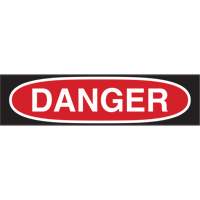 "Danger" Sign, 10" x 14", Aluminum, Bilingual SW749 | Ontario Safety Product