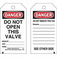 &eacute;tiquettes de s&eacute;curit&eacute; auto-plastifiantes, Polyester, 3" la x 5-3/4" h, Anglais Ontario Safety Products