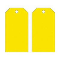 Blank Accident Prevention Tags, Metal, 3" W x 5-3/4" H SX817 | Ontario Safety Product
