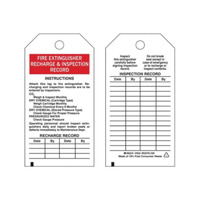 Inspection Record Tags, Polyester, 3" W x 5-3/4" H, English SX824 | Ontario Safety Product