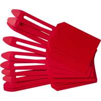 &eacute;tiquettes de cadenassage vierges en plastique, Plastique, 3-1/4" la x 5-4/5" h, Vierge Ontario Safety Products