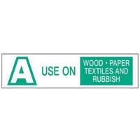 &eacute;tiquettes A Use on Wood Paper Textiles and Rubbish, 6" lo x 1-1/2" la, Vert sur blanc Ontario Safety Products