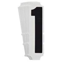 Quick-Align<sup>®</sup> Individual Gothic Number and Letter Labels, 1, 4" H, Black SZ979 | Ontario Safety Product
