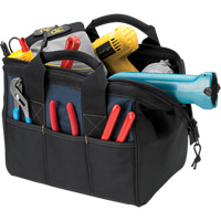 Sac &agrave; outils BIGMOUTH, Polyester, 23 pochettes, Noir Ontario Safety Products