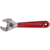Adjustable Wrench, 4-1/2" L, 1/2" Max Width, Chrome/Polished Ontario Safety Products