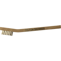 Petites brosses de nettoyage, Acier inoxydable, 3 x 7 rangs de fils, Longueur 7-3/4" Ontario Safety Products