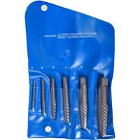 Screw Extractor Kits - #1 to #6, Chromium Steel, 6 Pieces TCP914 | Ontario Safety Product