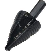 #11 Step Drill Bit, 7/8" - 1-1/8" , 1/4" Increments, High Speed Steel Ontario Safety Products
