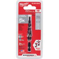 #2 Shockwave Impact Duty Step Drill Bit, 3/16" - 1/2" , 1/16" Increments, Titanium Ontario Safety Products