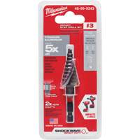 #3 Shockwave Impact Duty Step Drill Bit, 3/16" - 3/4" , 1/16" Increments, Titanium Ontario Safety Products