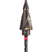 #8 Shockwave Impact Duty Step Drill Bit, 1/2" - 1" , 1/16" Increments, Titanium Ontario Safety Products