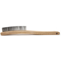 Brosse de nettoyage, Acier inoxydable, 4 x 19 rangs de fils, Longueur 13-11/16" Ontario Safety Products
