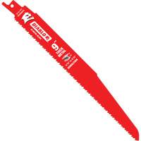Reciprocating Blade for Thick Metal/Demolition, Bi-Metal, 8-10 TPI, 9" L Ontario Safety Products