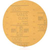 Hookit™ Gold Paper Disc 216U, 6" Dia., P600 Grit, Aluminum Oxide, A-Weight TCT814 | Ontario Safety Product