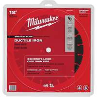 Circular Saw Blade, 12", Ductile Iron Use Ontario Safety Products