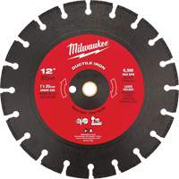 Circular Saw Blade, 12", Ductile Iron Use Ontario Safety Products