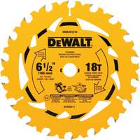Framing Circular Saw Blade, 6-1/2", 18 Teeth, Wood Use Ontario Safety Products