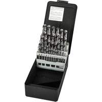 Stub Length Drill Bit Set, 29 Pieces, High Speed Steel Ontario Safety Products