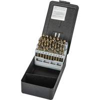 Heavy-duty Screw Machine Drill Bit Set, 26 Pieces, High Speed Cobalt Ontario Safety Products