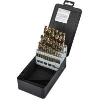 Heavy-duty Screw Machine Drill Bit Set, 29 Pieces, High Speed Cobalt Ontario Safety Products