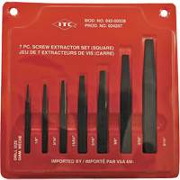 ISE-7 Ensemble d'extracteurs de vis carr&eacute;es 7 pi&egrave;ces, Pour vis de 1/8" - 9/16" Ontario Safety Products