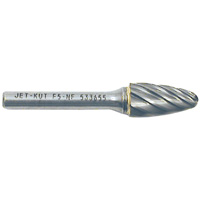 F5-NF 1/4" Round Nose Shape Bur for Aluminum/Non-Ferrous Materials, 1/2" Dia. Ontario Safety Products