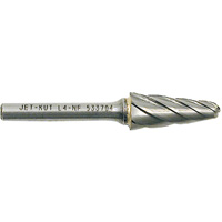 L4-NF 1/4" Taper Shape Bur for Aluminum/Non-ferrous Materials, 1/2" Dia. Ontario Safety Products