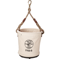 Bucket Tool Pouch, 12" L x 12" W x 12" H, Leather, Beige TEP481 | Ontario Safety Product