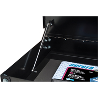 Utility Cart, 4 Drawers, 18" L x 33" W x 39" H, Black Ontario Safety Products