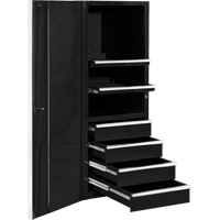 EX Professional Series Tool Cabinet, 4 Drawers, 24" W x 31" D x 63-3/8" H, Black TEP597 | Ontario Safety Product