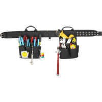 20 Pocket Tool Belt Combo, Polyester, Black TEQ488 | Ontario Safety Product