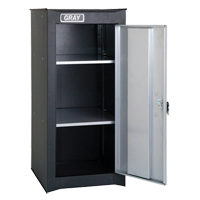 Side Rider Cabinet, 2 Drawers, 14-3/4" W x 18" D x 33-3/4" H, Black TEQ586 | Ontario Safety Product