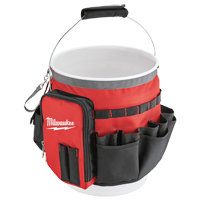 Bucket Organizer Bag, 10" L x 10" W x 13-1/2" H, Nylon, Red TEQ662 | Ontario Safety Product