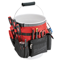Bucket Organizer Bag, 10" L x 10" W x 13-1/2" H, Nylon, Red TEQ662 | Ontario Safety Product