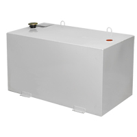 Steel Fuel Transfer Tank, Steel, 100 Gal. Capacity, White TEQ716 | Ontario Safety Product