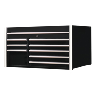 RX Series Tool Chest, 41" W, 8 Drawers, Black TEQ761 | Ontario Safety Product