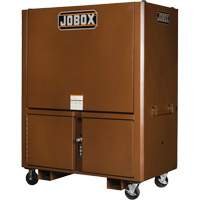 Field Office Jobsite Box, 33" W x 63" D x 80" H, Steel, Red TEQ804 | Ontario Safety Product