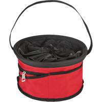 Parachute Organizer Bag, 11-4/5" L x 11-4/5" W x 11" H, Nylon, Black/Red TEQ850 | Ontario Safety Product