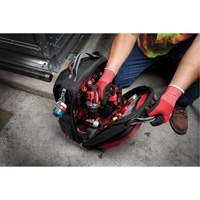 Packout™ Backpack, 15-3/4" L x 11-4/5" W, Black/Red, Ballistic TEQ863 | Ontario Safety Product