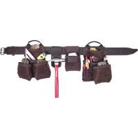 Deluxe Contractor's Tool Belt, Leather, Tan TEQ920 | Ontario Safety Product