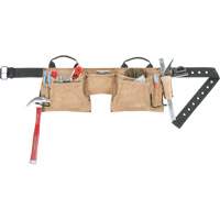 Constructor's Tool Belt, Leather, Tan TEQ921 | Ontario Safety Product