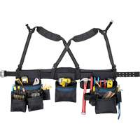 Carpenter's Tool Belt, Polyester, Black TEQ926 | Ontario Safety Product