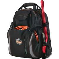 Arsenal<sup>®</sup> 5843 Tool Backpack, 13-1/2" L x 8-1/2" W, Black, Polyester TEQ972 | Ontario Safety Product