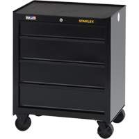 100 Series Rolling Tool Chest, 4 Drawers, 26-1/2" W x 18" D x 32" H, Black TER042 | Ontario Safety Product