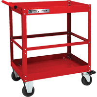 PRO+ Series Heavy-Duty Utility Cart, 2 Tiers, 30-1/5" x 38-1/3" x 19-1/2" TER129 | Ontario Safety Product