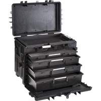 Mobile Tool Chest With Drawers, 4 Drawers, 22-4/5" W x 15" D x 18" H, Black TER150 | Ontario Safety Product