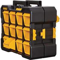 Organisateur Flip-Bin, 3-7/8" la x 17-3/4" p x 13-7/8" h, Noir/Jaune Ontario Safety Products