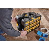 Organisateur Flip-Bin, 3-7/8" la x 17-3/4" p x 13-7/8" h, Noir/Jaune Ontario Safety Products